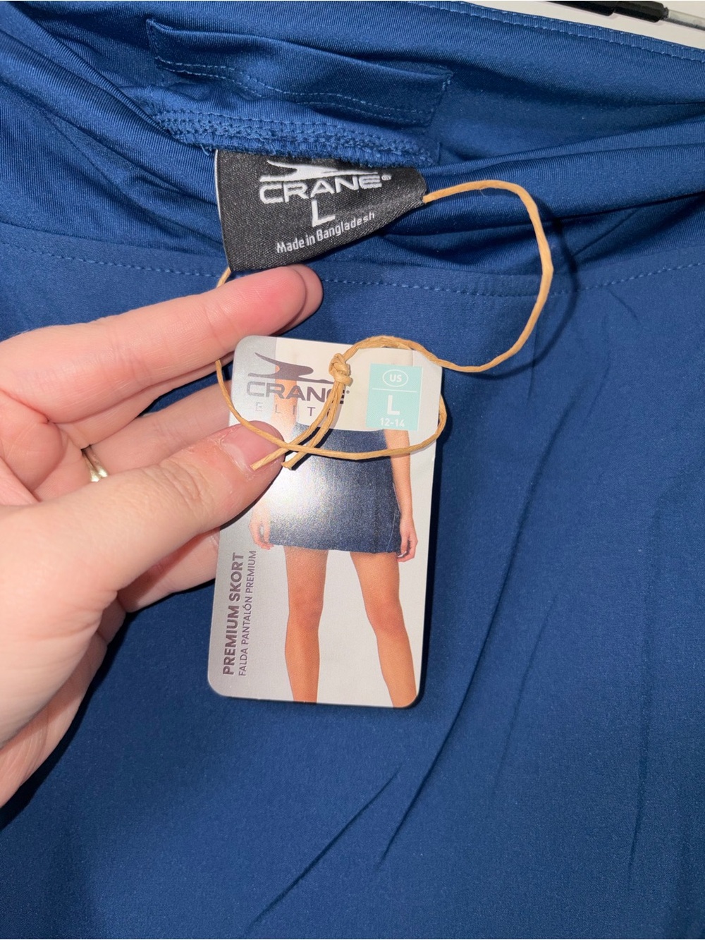 Crane Premium Royal Blue Skort Activewear Women’s L NWT - Picture 3 of 4